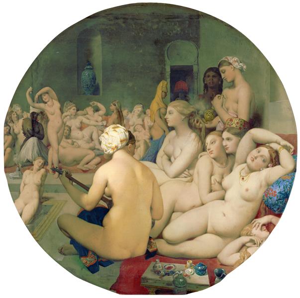 Турецкие бани, 1862 - Жан Огюст Доминик Энгр