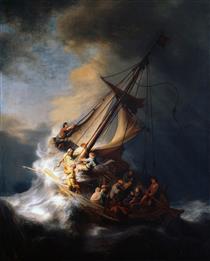 La tormenta en el mar de Galilea - Rembrandt