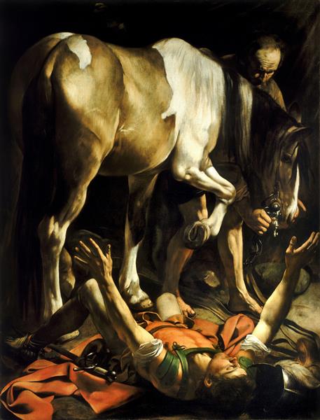 Conversão no Caminho para Damasco, c.1600 - c.1601 - Caravaggio