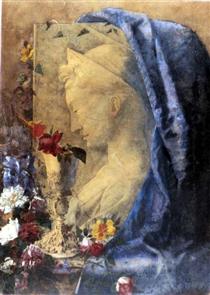 Still Life with S. Cecilia - Джованни Сегантини