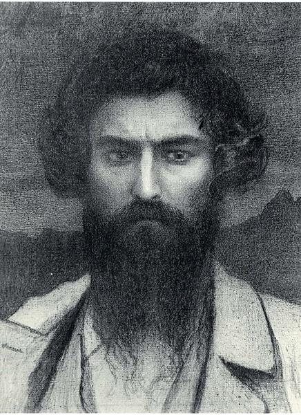Selbstbildnis, 1895 - Giovanni Segantini