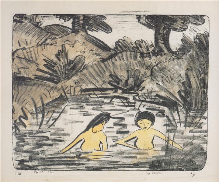 Zwei Mädchen Im Wald, 1919 - Otto Mueller