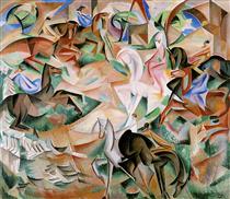 Equestrian Fantasy with Pink Lady - Alice Bailly