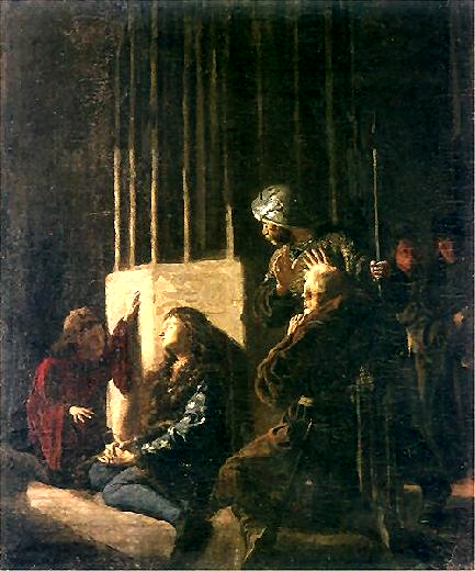 Saint Casimir and Jan Długosz, 1873 - Леон Ян Вычулковский