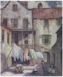 Wash Day - Alfred Heber Hutty