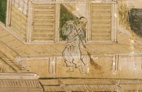 洛中洛外図屏風, 1520 - Kanō Motonobu