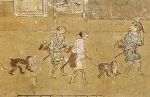 洛中洛外図屏風, 1520 - Кано Мотонобу