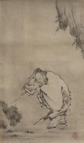 the Daoist Immortal Huang Chuping - Кано Мотонобу