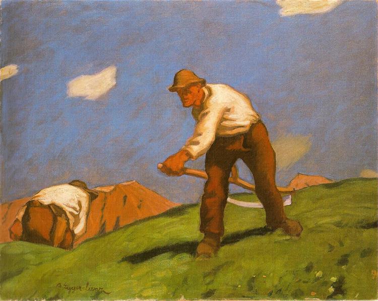 Two Mowers, 1913 - Альбін Еггер-Лінц