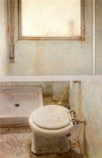 Toilet and Window, 1971 - Antonio Lopez Garcia