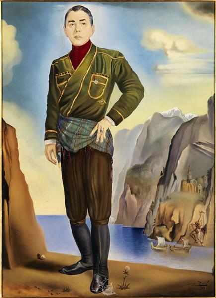 Portrait of the Prince Gourielli, 1954 - Сальвадор Дали