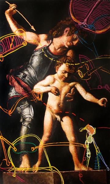 Roitburd VS Caravaggio. Opus # 010, 2009 - Alexander Roitburd