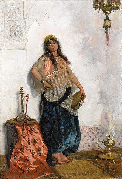 Oriental Dancer, 1876 - Чезаре Бізео