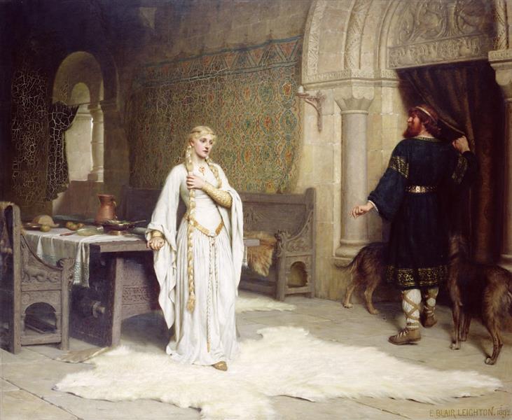 Lady Godiva, 1892 - Эдмунд Лейтон