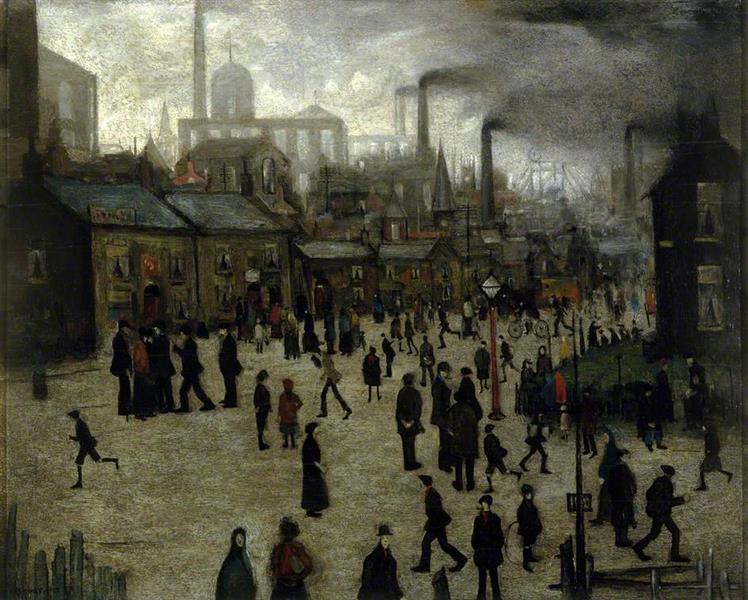 A Manufacturing Town, 1922 - L. S. Lowry