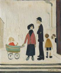 Family Group - L.S. Lowry