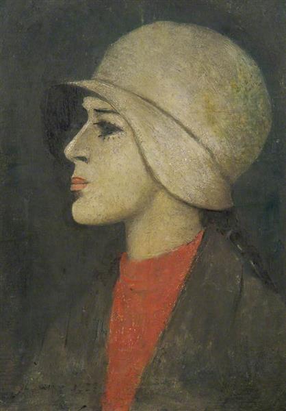 Girl in a Cloche Hat, 1927 - Lawrence Stephen Lowry