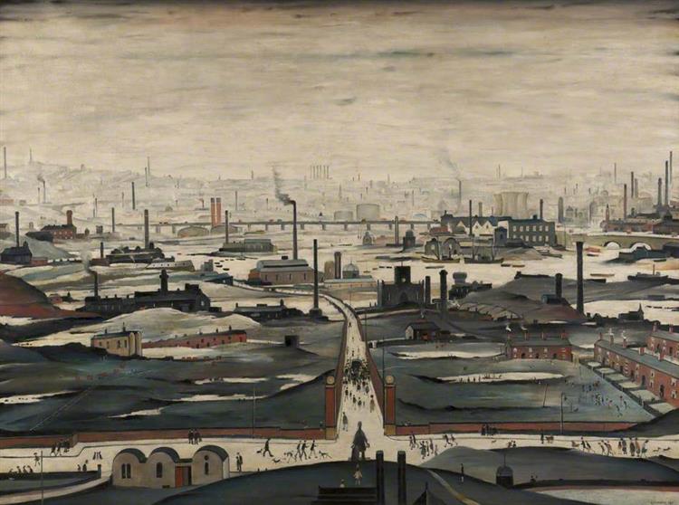Industrial Landscape, 1953 - 洛瑞