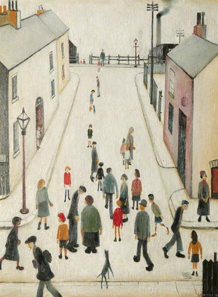 Street in Pendelbury, 1948 - L. S. Lowry