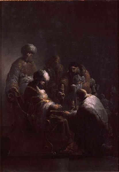 Pilate Washing His Hands, c.1640 - Леонард Брамер