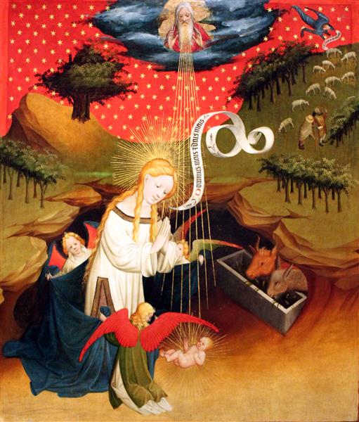 Adoration of the Child, c.1426 - Maestro Francke
