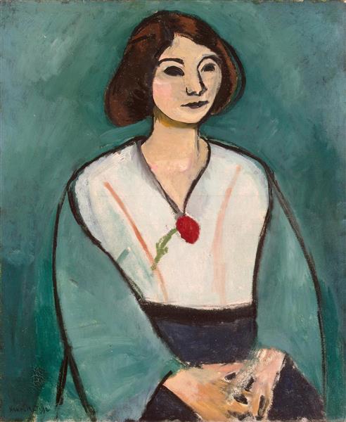 Woman in green, 1909 - Henri Matisse