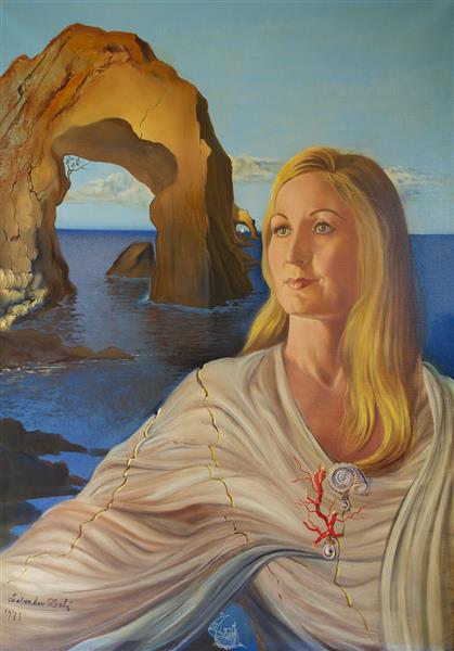 Portrait of Eva Suero Talkish, 1973 - Salvador Dali