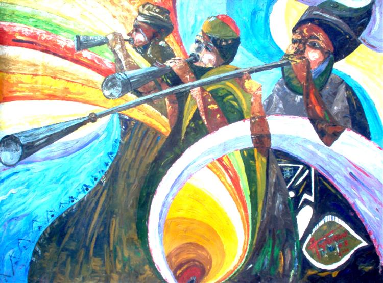 kakaki Trumpet, 2001 - Musée national du Nigeria