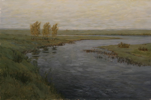 Степная Речка Весной., 1899 - Вітольд Бялиніцький-Біруля
