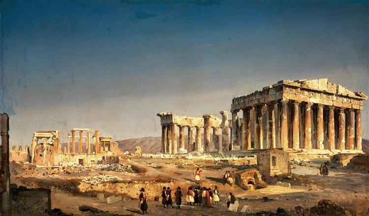 The Parthenon, 1863 - Ипполито Каффи