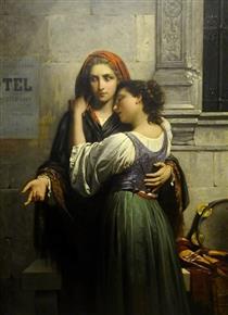 The Beggar Girls(Charity for My Sister) - Pierre-Auguste Cot