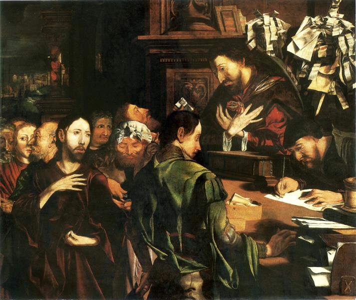 The Calling of St. Matthew, c.1530 - c.1540 - Marinus van Reymerswaele