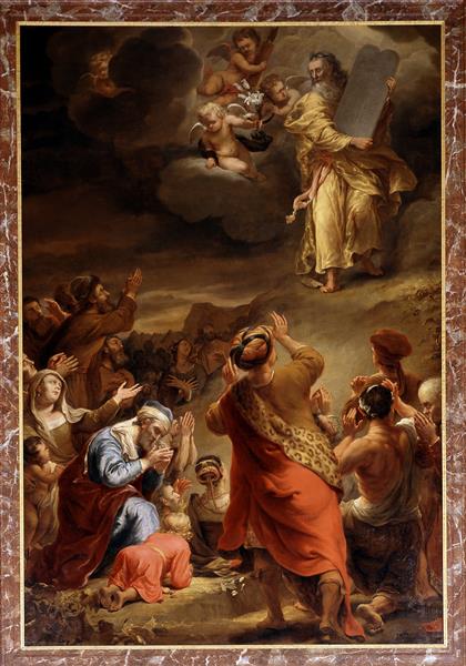 Moses Descends from Mount Siniai with the Ten Commandments, 1662 - Ferdinand Bol