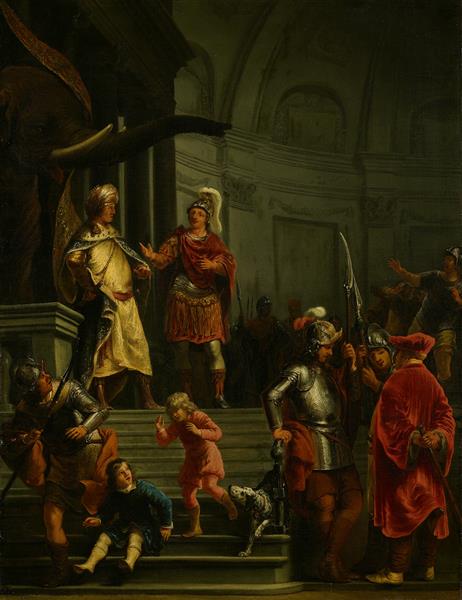 De Onverschrokkenheid Van Fabricius in Het Legerkamp Van Pyrrhus, 1656 - Ferdinand Bol