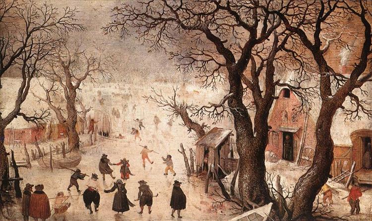 Winter Landscape - Хендрик Аверкамп