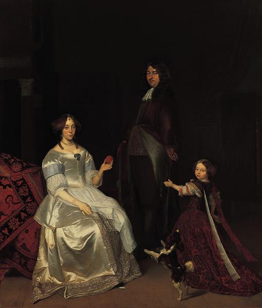 Family Portrait, c.1670 - c.1675 - Якоб Охтервелт