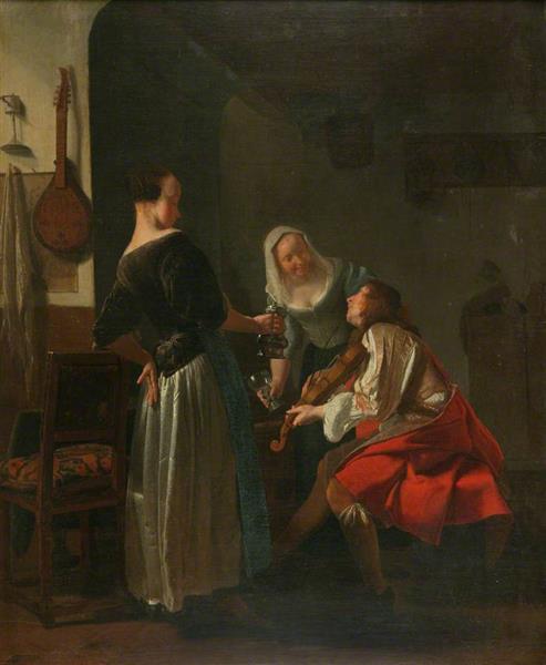 Joyeuse Compagnie, 1663 - Jacob Ochtervelt