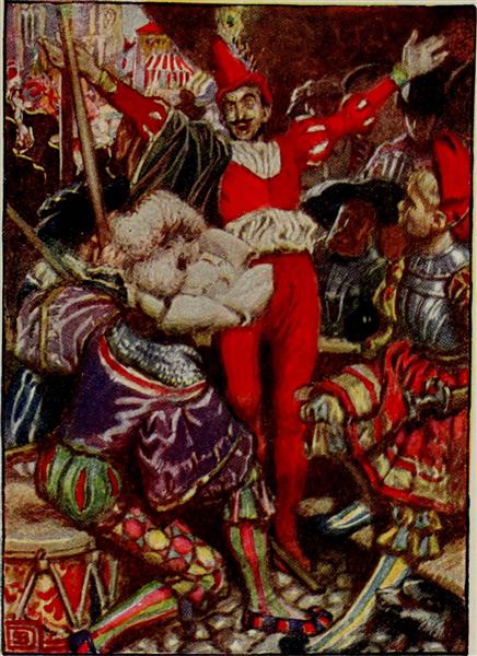 Faust - 'While Old Mammon Leads the Ball', 1910 - Byam Shaw
