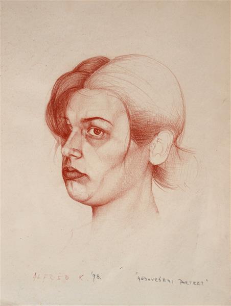 The unfinished portrait (Lilian), 1998 - Alfred Freddy Krupa