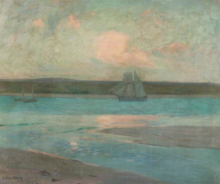 Evening, St Ives, Cornwall, 1905 - Albert Julius Olsson