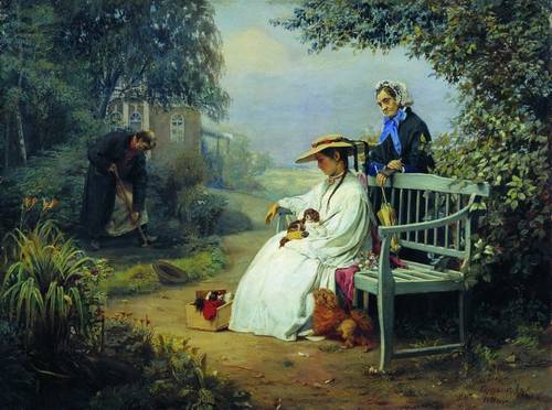 Funeral Dog, 1871 - Алексей Иванович Корзухин