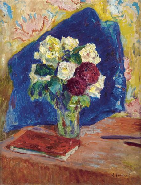 The Bouquet And The Book, c.1910 - 爱德华·维亚尔