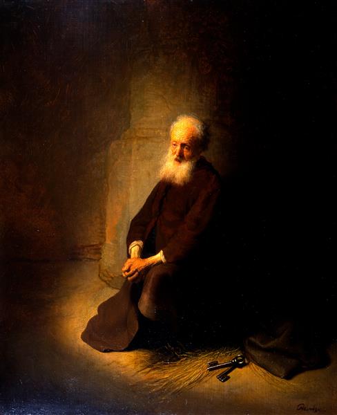 St. Peter in Prison, 1631 - Rembrandt van Rijn