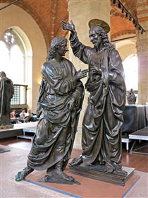 Christ and Saint Thomas - 安德烈‧委羅基奧
