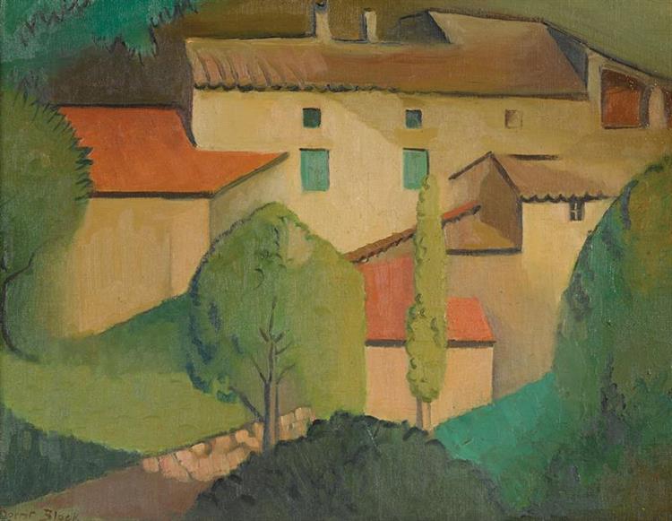 The Pink House, 1928 - Dorrit Black