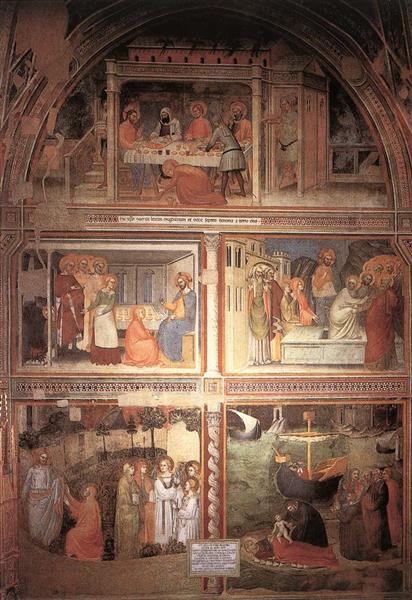 Scenes from the Life of Magdalene, c.1370 - Giovanni da Milano