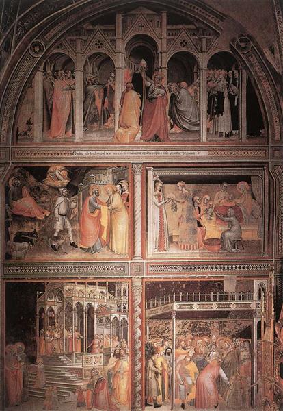 Scenes from the Life of the Virgin, c.1370 - Giovanni da Milano