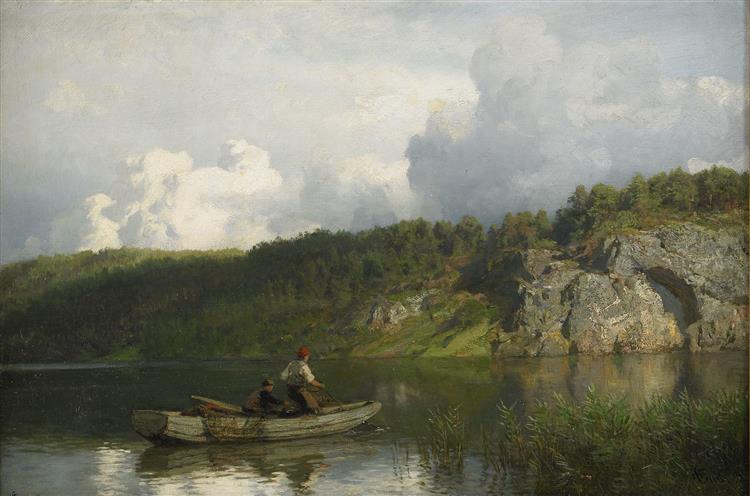 Analkande Oväder, 1871 - Ханс Фредрік Гуде