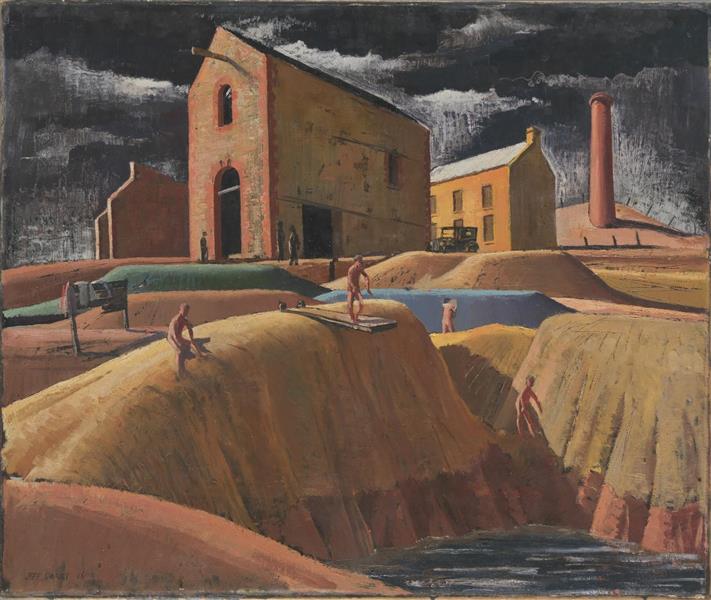 Kapunda Mines, 1946 - Jeffrey Smart