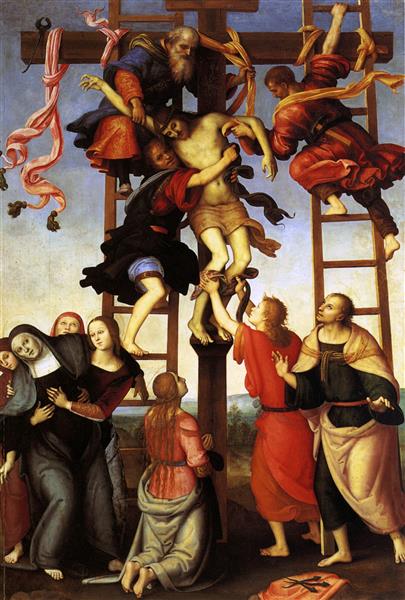 Deposition from the cross, 1504 - 1507 - Пьетро Перуджино